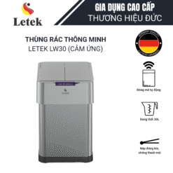 THÙNG RÁC THÔNG MINH LETEK LW30 – Thùng rác cảm ứng ,hiện đại, tiện ích cho mọi không gian sống