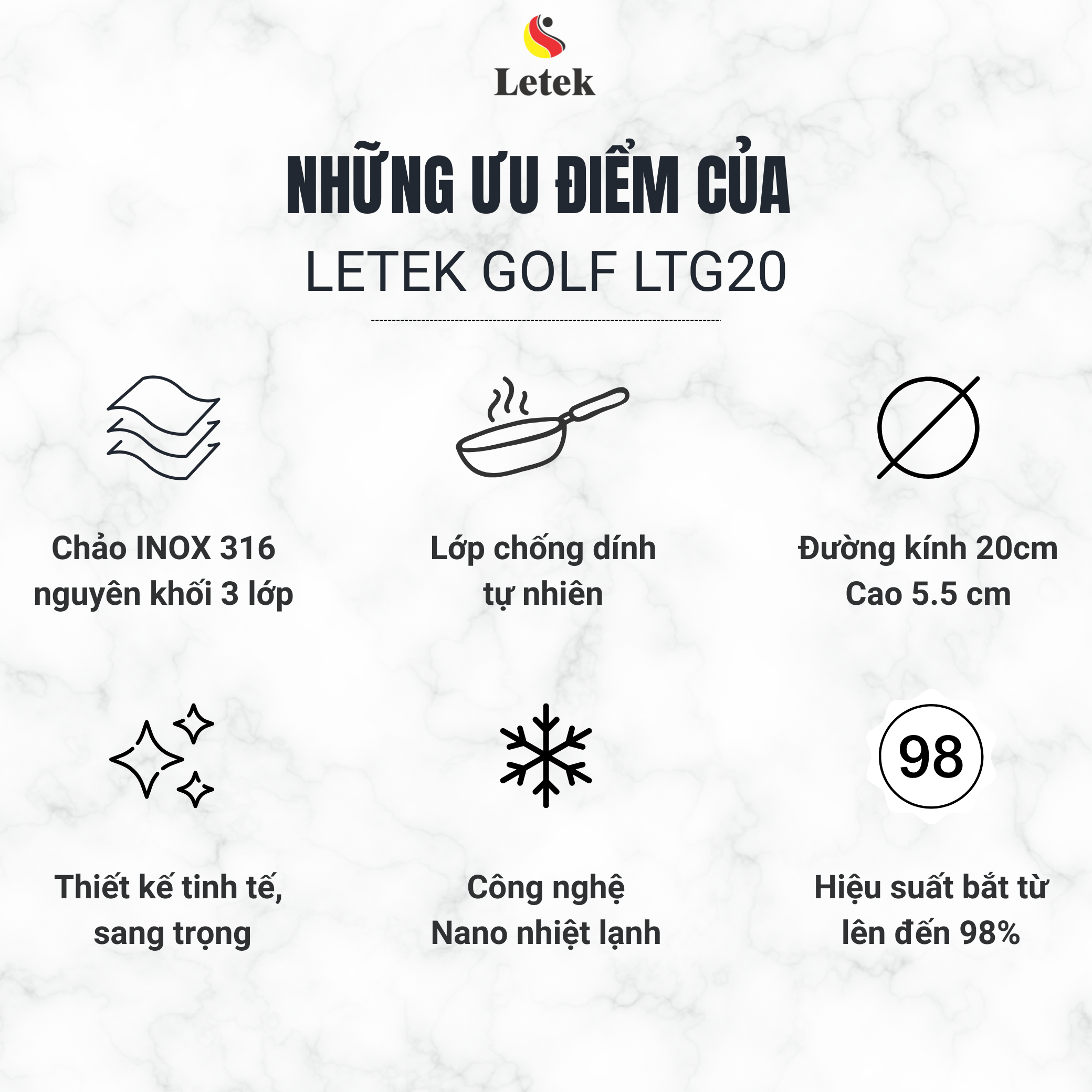 BANNER CUỘN CHẢO LETEK LTG20