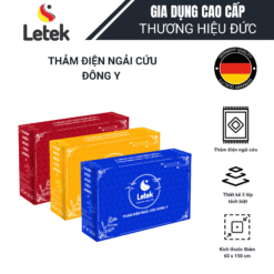 THẢM ĐIỆN NGẢI CỨU ĐÔNG Y LETEK, GIẢM ĐAU NHỨC CƠ THỂ -  GIÚP GIẤC NGỦ NGON
