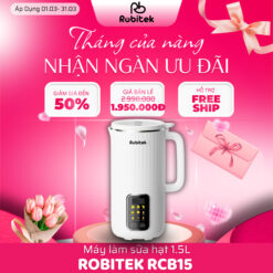 MÁY LÀM SỮA HẠT ROBITEK RCB15 -  TỰ ĐỘNG ĐA CHỨC NĂNG